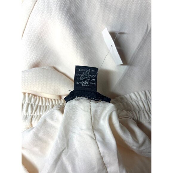 Christian Lacroix Trouser Dress Pants NEW Cream Color Ladies Size MED Wide Leg - Picture 9 of 11